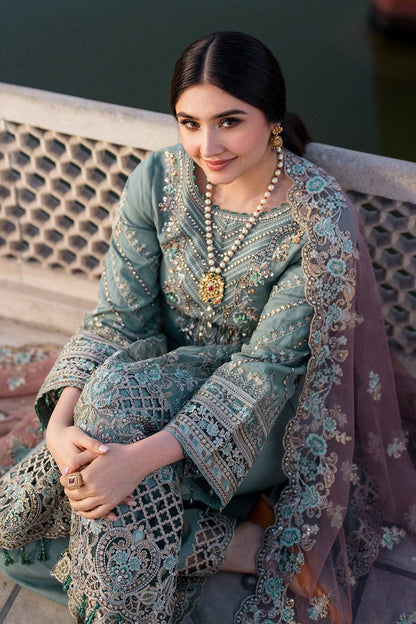 Imrozia Premium | Meeras Luxury Eid 25 | I-221 ZAMURD by Maria Faisal - Registered Vendor of : Imrozia Premium - type : Ladies Clothes - 100% original wedding dresses