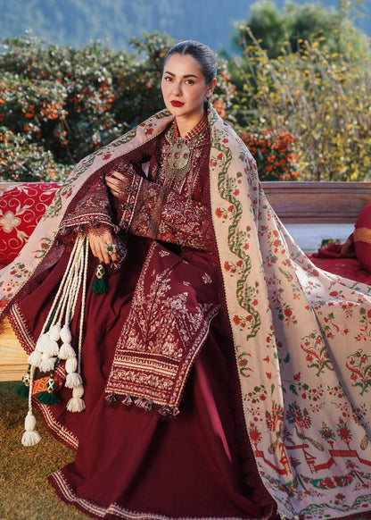 Hussain Rehar | Winter Shawl 24 | Zaran - Ladies Clothes - Maria Faisal