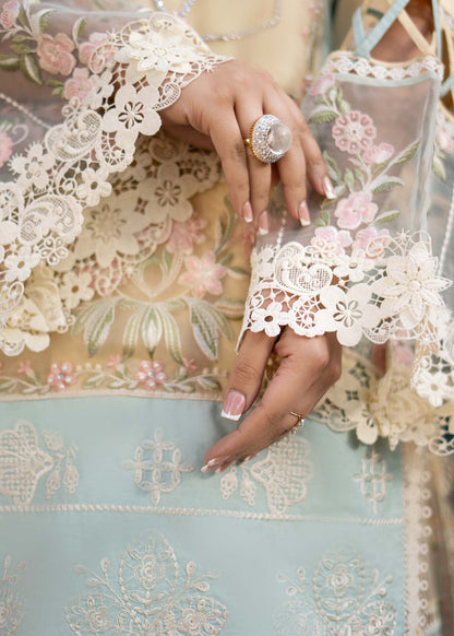 Fozia Khalid | Blossom Festive Lawn 25 | Primrose by Maria Faisal - Registered Vendor of : Fozia Khalid - type : Ladies Clothes - 100% original wedding dresses