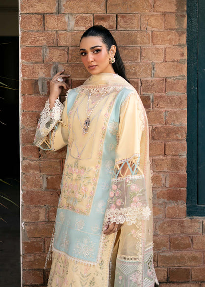 Fozia Khalid | Blossom Festive Lawn 25 | Primrose by Maria Faisal - Registered Vendor of : Fozia Khalid - type : Ladies Clothes - 100% original wedding dresses