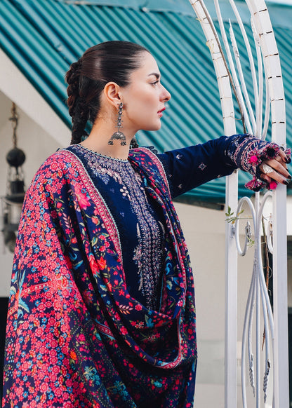 Hussain Rehar | Winter Shawl 24 | Barq - Ladies Clothes - Maria Faisal