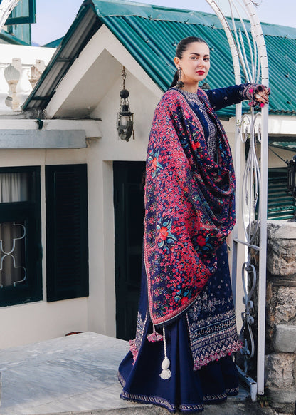 Hussain Rehar | Winter Shawl 24 | Barq - Ladies Clothes - Maria Faisal