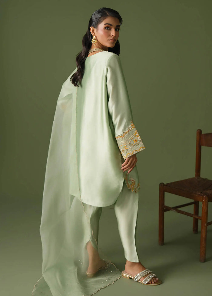 Jeem | Celestial Luxe Formals |LAYL GREEN - Formal Dress - available at Maria Faisal in UK and USA.