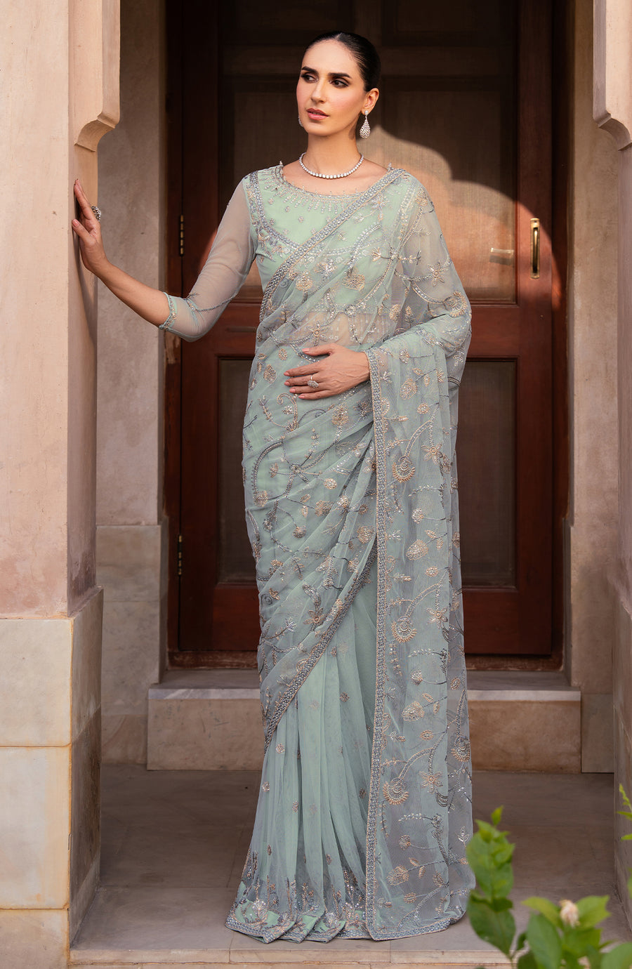Zarif | Sahiba Formals | UNST-SBA-06 INEESA - Ladies Clothes - Maria Faisal
