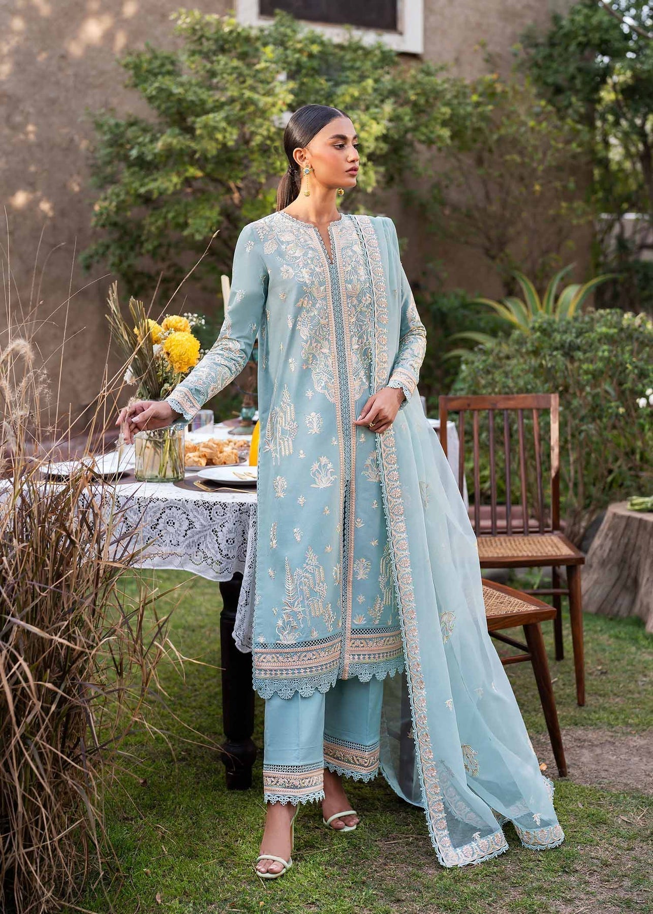 Akbar Aslam | Pret Lawn | LUEUR - Ladies Clothes 