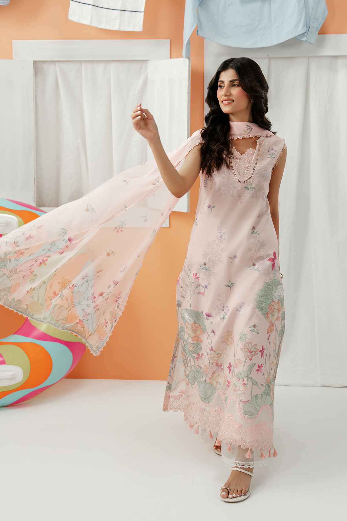 Zarposh | Sundaze Luxe Pret | MYSA - Luxury Dress - available at Maria Faisal in UK and USA.