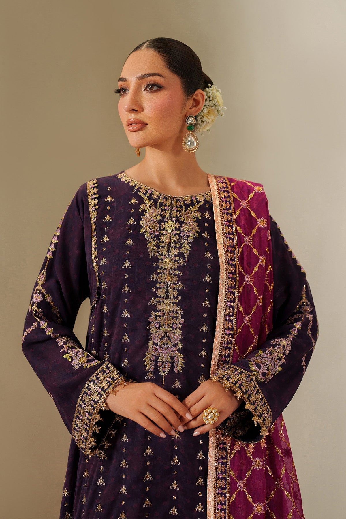 Alizeh | Fleur Chiffon |  AF-CH-2196-Reya - Ladies Clothes - Maria Faisal
