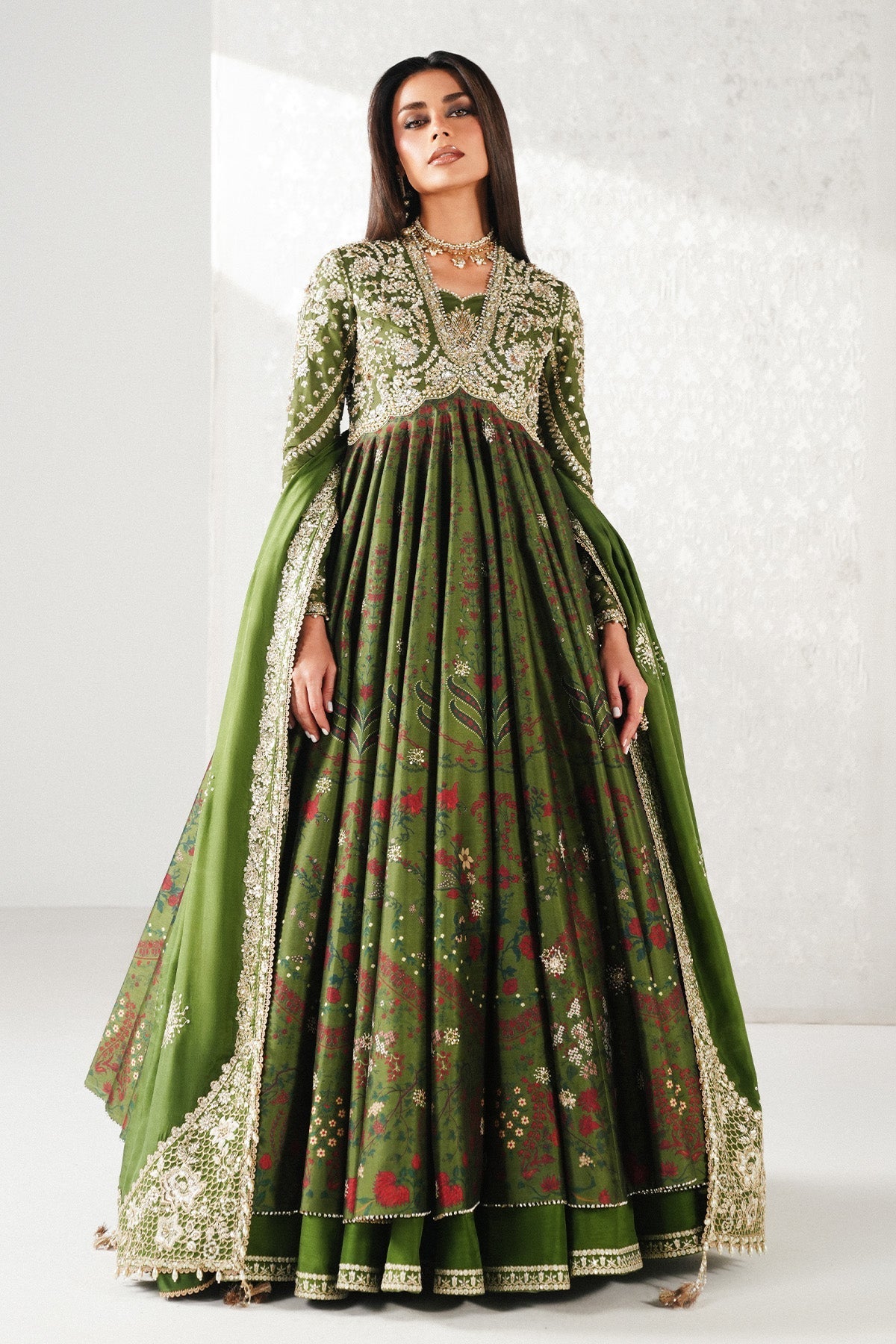 Saad Bin Shahzad | Festive Pret 26 | Habyah - Luxury Dress - available at Maria Faisal in UK and USA.