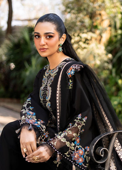 Fozia Khalid | Blossom Festive Lawn 25 | Black viola by Maria Faisal - Registered Vendor of : Fozia Khalid - type : Ladies Clothes - 100% original wedding dresses