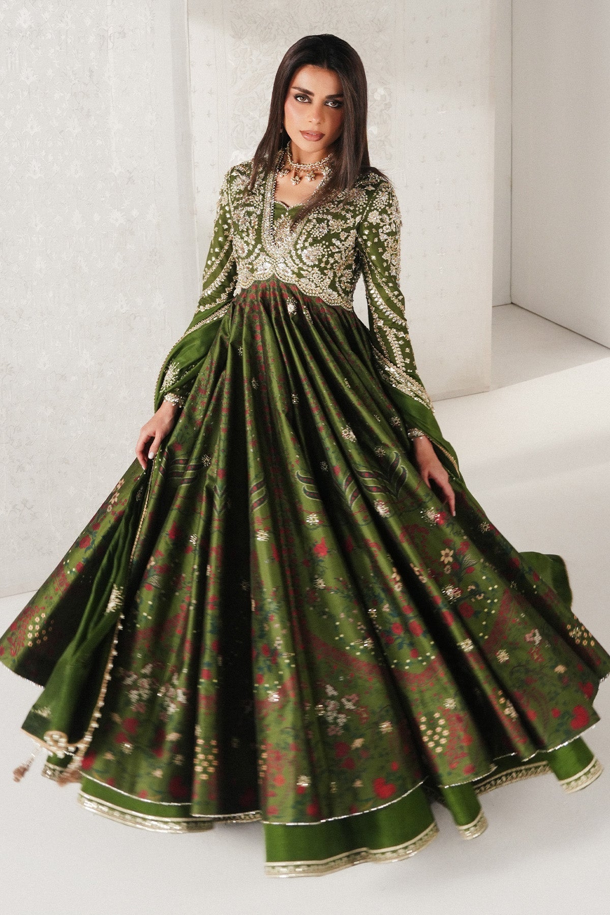 Saad Bin Shahzad | Festive Pret 26 | Habyah - Luxury Dress - available at Maria Faisal in UK and USA.