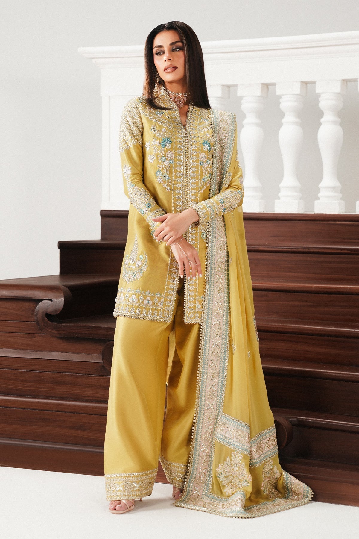 Saad Bin Shahzad | Festive Pret 26 | Mihra - Luxury Dress - available at Maria Faisal in UK and USA.