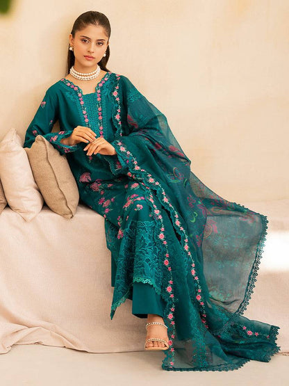 Rajbari | Jahaan Premium Festive Lawn | ZARA (Jahan) 3-A by Maria Faisal - Registered Vendor of : Rajbari - type : Ladies Clothes - 100% original wedding dresses