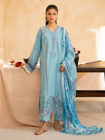 Rajbari | Jahaan Premium Festive Lawn | SIRA (Jahan) 5-B by Maria Faisal - Registered Vendor of : Rajbari - type : Ladies Clothes - 100% original wedding dresses