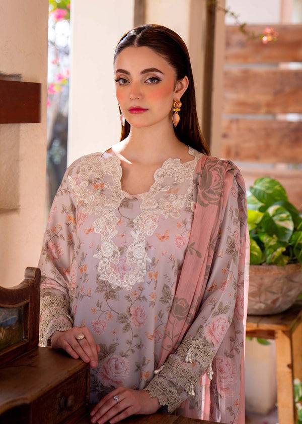Myeesha | Lamhay Luxury Lawn 25 | Kanwal (Long Shirt) by Maria Faisal - Registered Vendor of : Myeesha - type : Ladies Clothes - 100% original wedding dresses