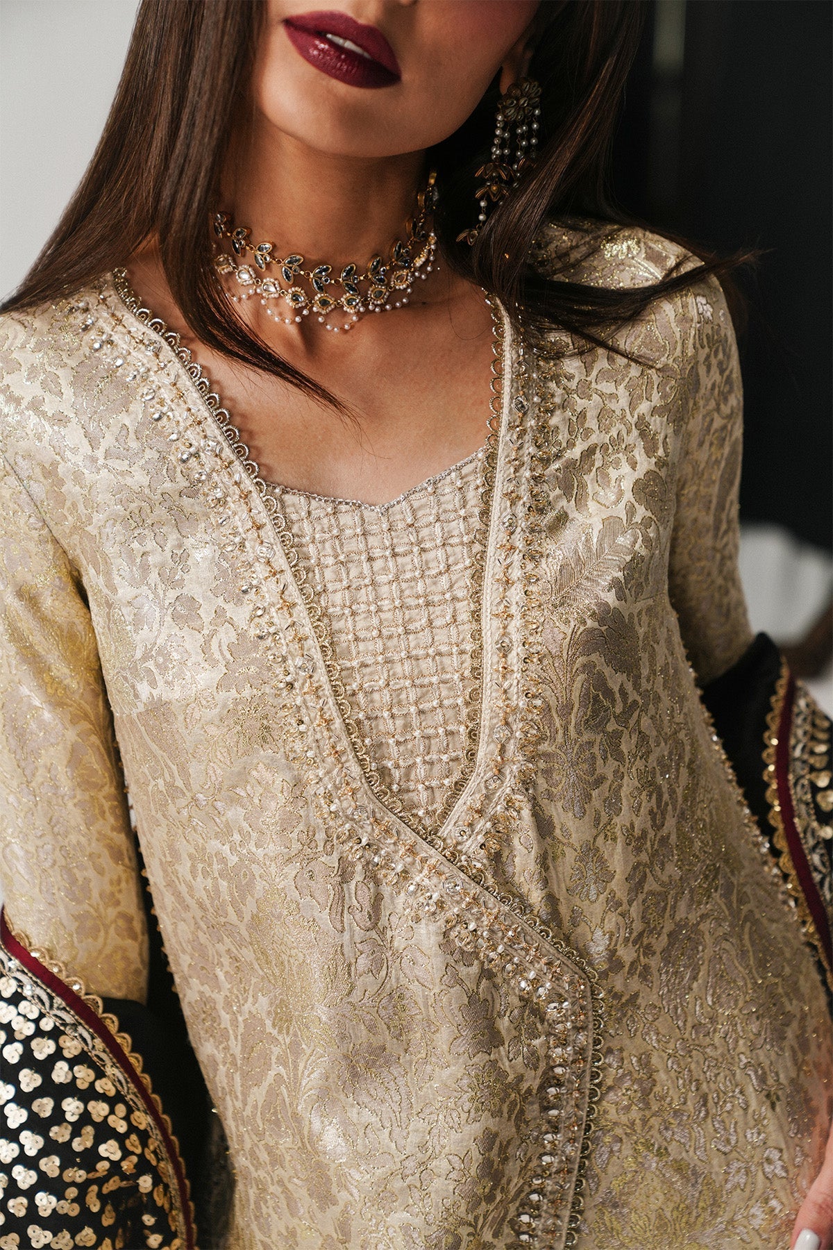 Saad Bin Shahzad | Festive Pret 26 |Meznah - Luxury Dress - available at Maria Faisal in UK and USA.