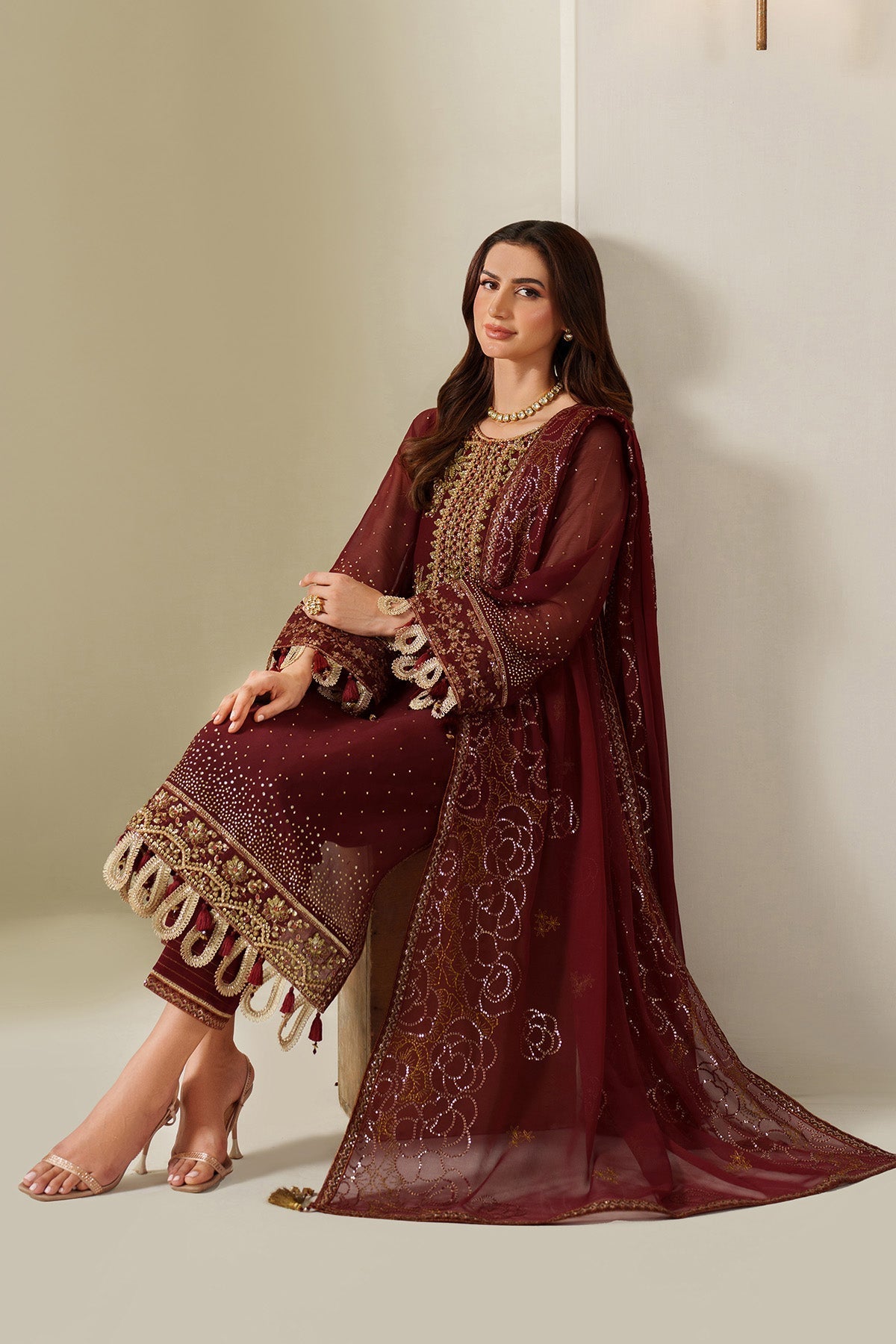 Alizeh | Reena Handmade 25 | AF-HM-4047-Kavya - Ladies Clothes - Maria Faisal