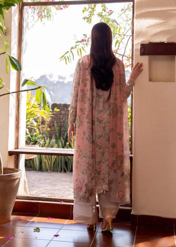 Myeesha | Lamhay Luxury Lawn 25 | Kanwal (Long Shirt) by Maria Faisal - Registered Vendor of : Myeesha - type : Ladies Clothes - 100% original wedding dresses