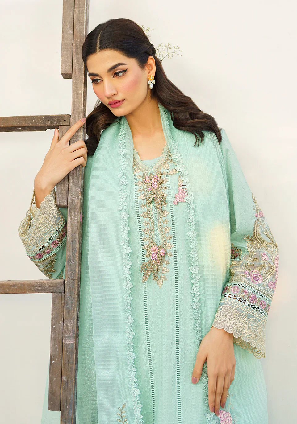 Zarqash | Belle Ame 24 | BL 006 Aqua Blue - Luxury - Maria Faisal