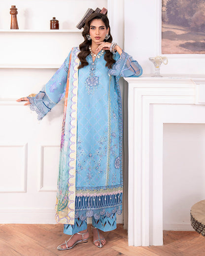Roheenaz | Aezel Embroidered Cambric | Miren - Ladies Clothes - Maria Faisal
