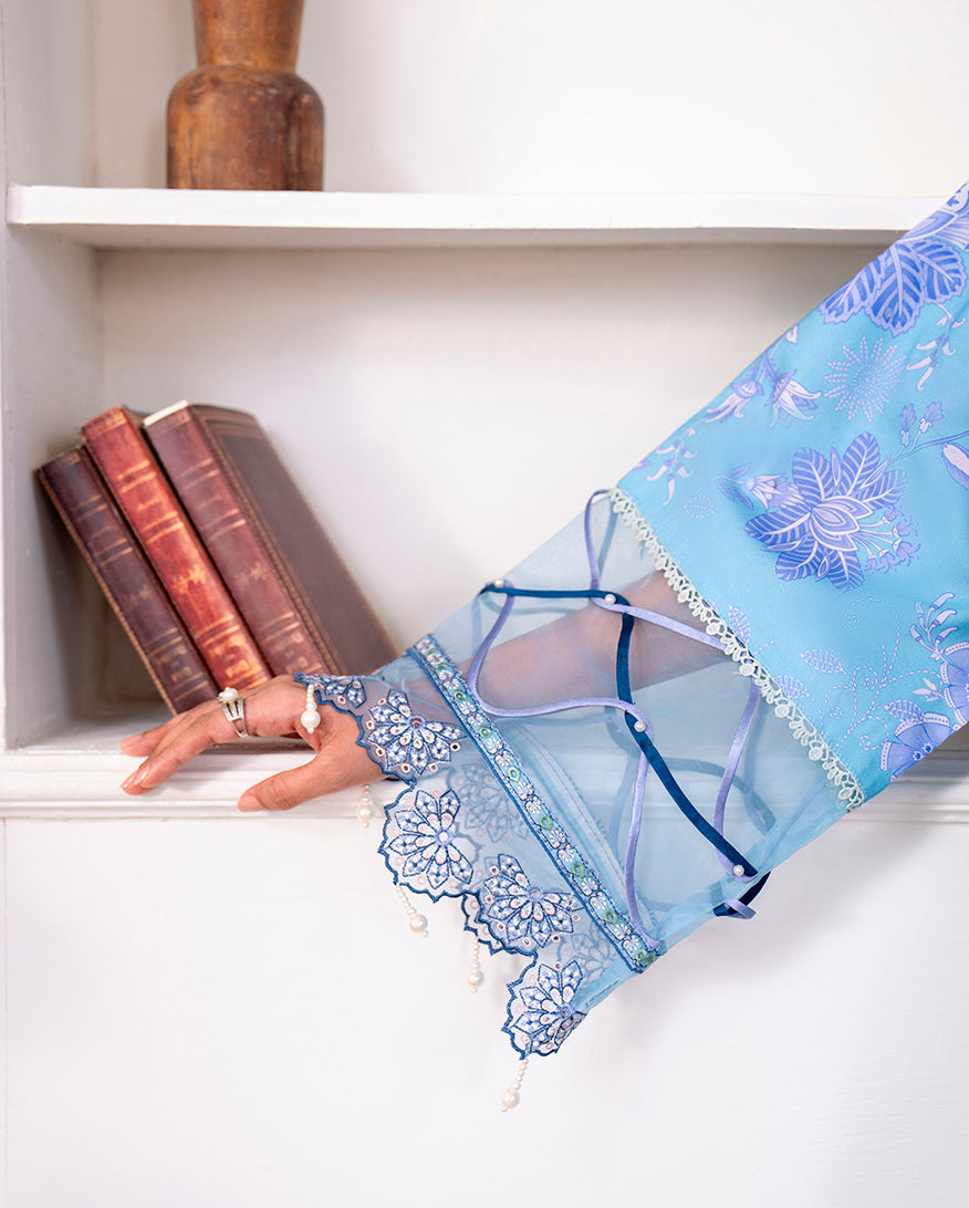 Roheenaz | Aezel Embroidered Cambric | Miren - Ladies Clothes - Maria Faisal