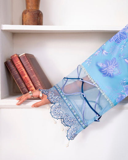 Roheenaz | Aezel Embroidered Cambric | Miren - Ladies Clothes - Maria Faisal