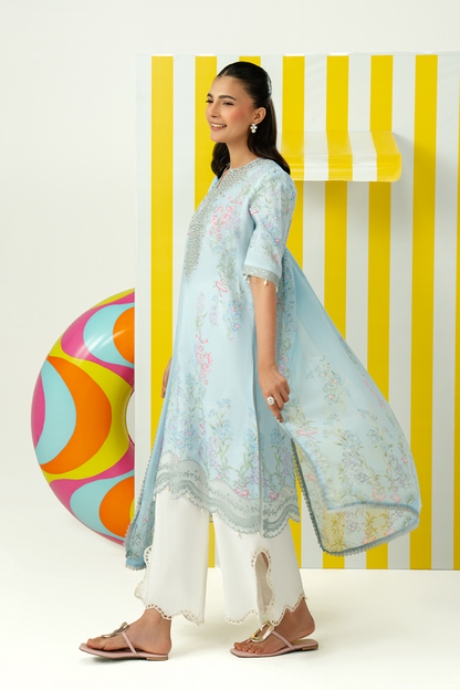 Zarposh | Sundaze Luxe Pret | Mistelle - Luxury Dress - available at Maria Faisal in UK and USA.