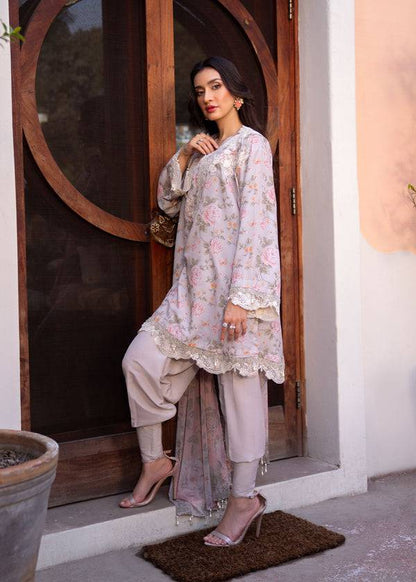 Myeesha | Lamhay Luxury Lawn 25 | Kanwal (Short Shirt) by Maria Faisal - Registered Vendor of : Myeesha - type : Ladies Clothes - 100% original wedding dresses