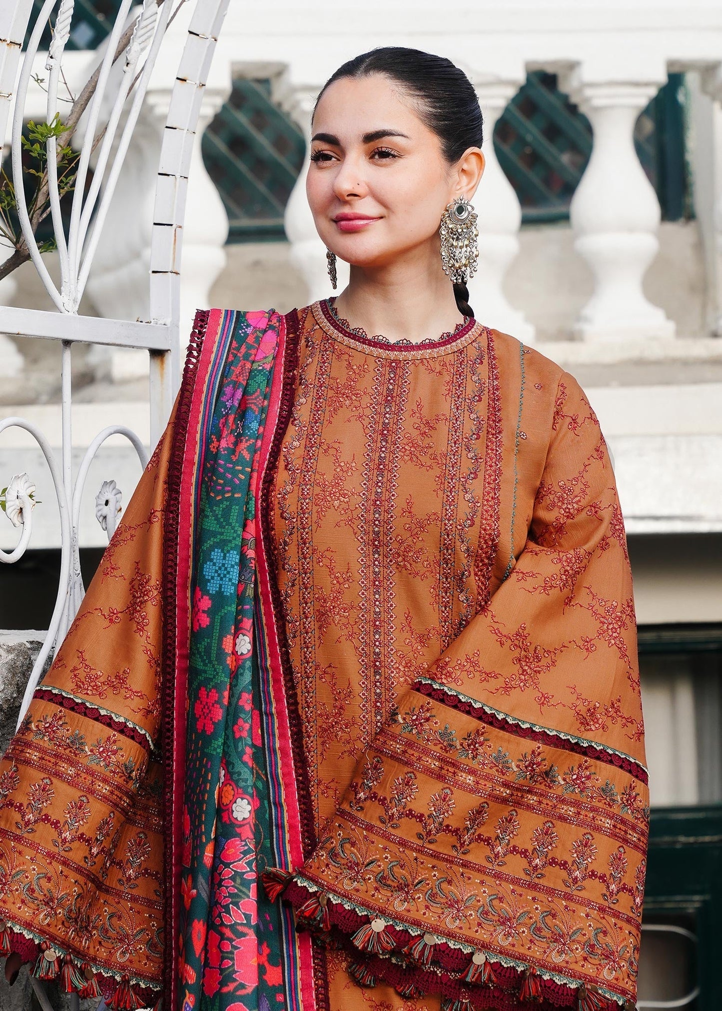 Hussain Rehar | Winter Shawl 24 | Tamar - Ladies Clothes - Maria Faisal