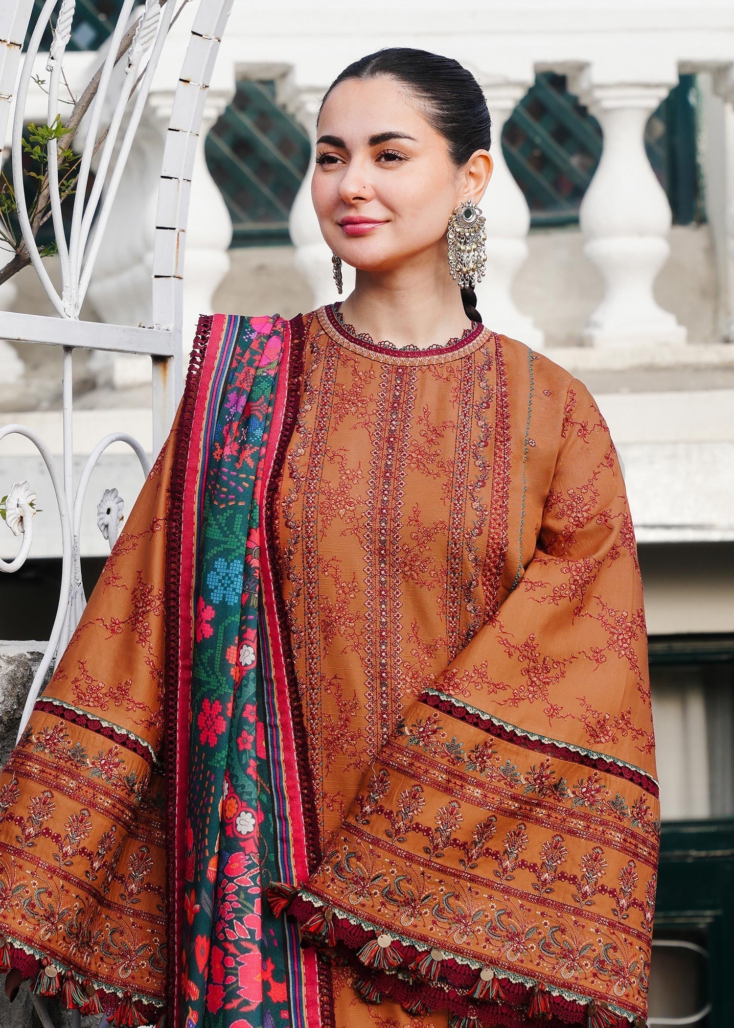 Hussain Rehar | Winter Shawl 24 | Tamar - Ladies Clothes - Maria Faisal