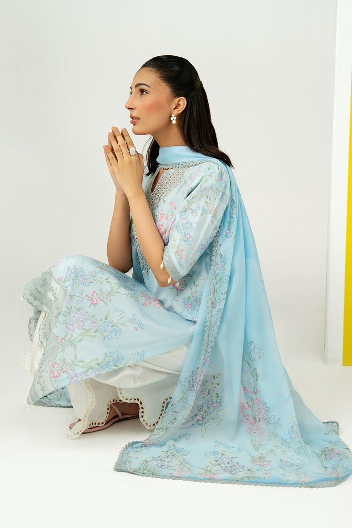 Zarposh | Sundaze Luxe Pret | Mistelle - Luxury Dress - available at Maria Faisal in UK and USA.