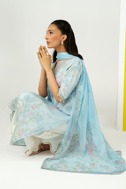 Zarposh | Sundaze Luxe Pret | Mistelle - Luxury Dress - available at Maria Faisal in UK and USA.