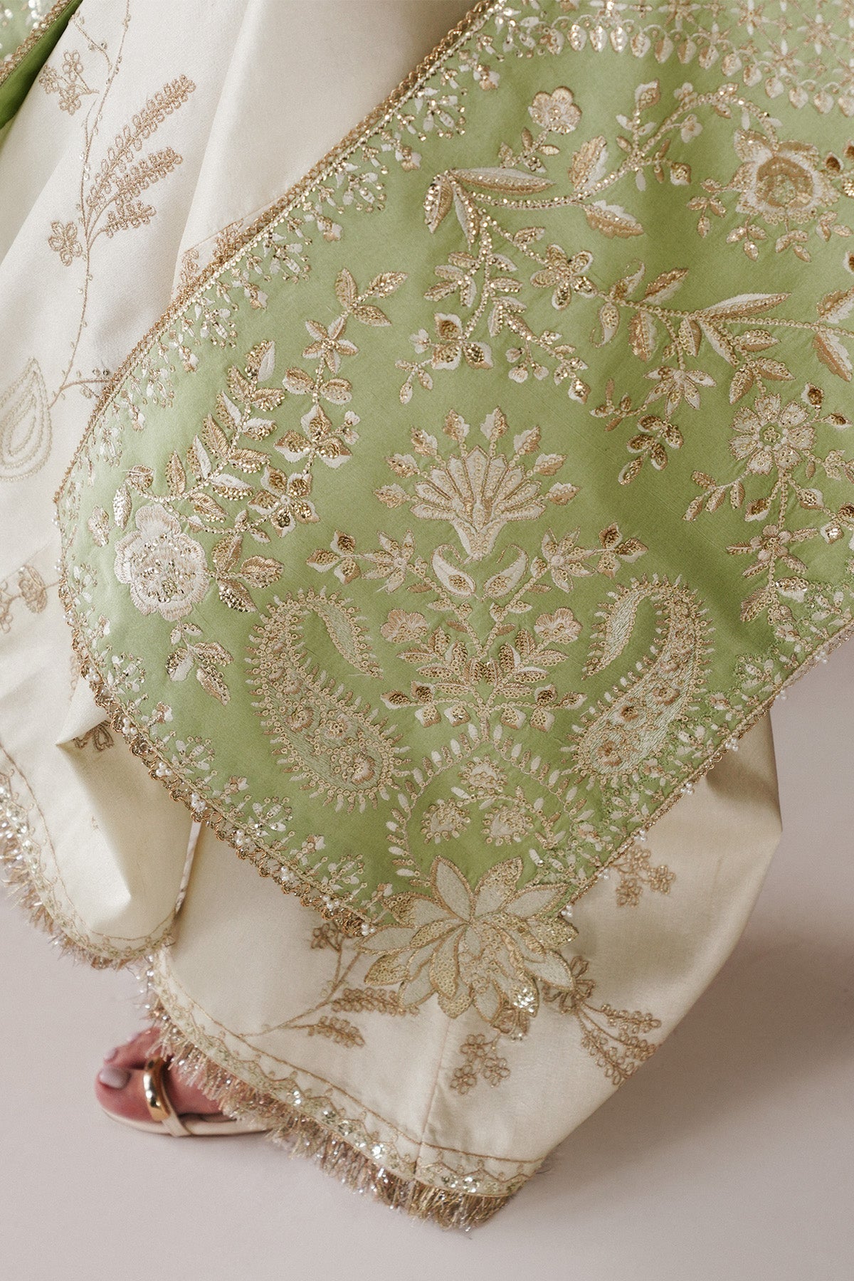 Saad Bin Shahzad | Festive Pret 26 |Reeha - Luxury Dress - available at Maria Faisal in UK and USA.