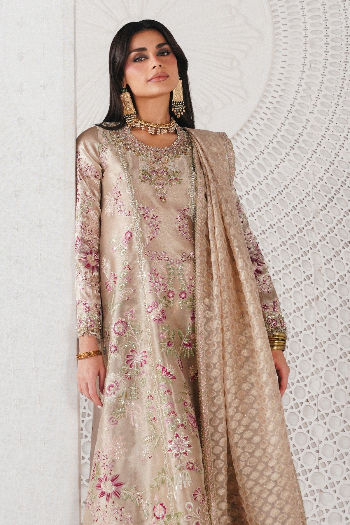 Saad Bin Shahzad | Festive Pret 26 | Zari - Luxury Dress - available at Maria Faisal in UK and USA.