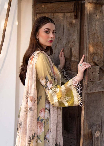 Myeesha | Lamhay Luxury Lawn 25 | Zarnish by Maria Faisal - Registered Vendor of : Myeesha - type : Ladies Clothes - 100% original wedding dresses