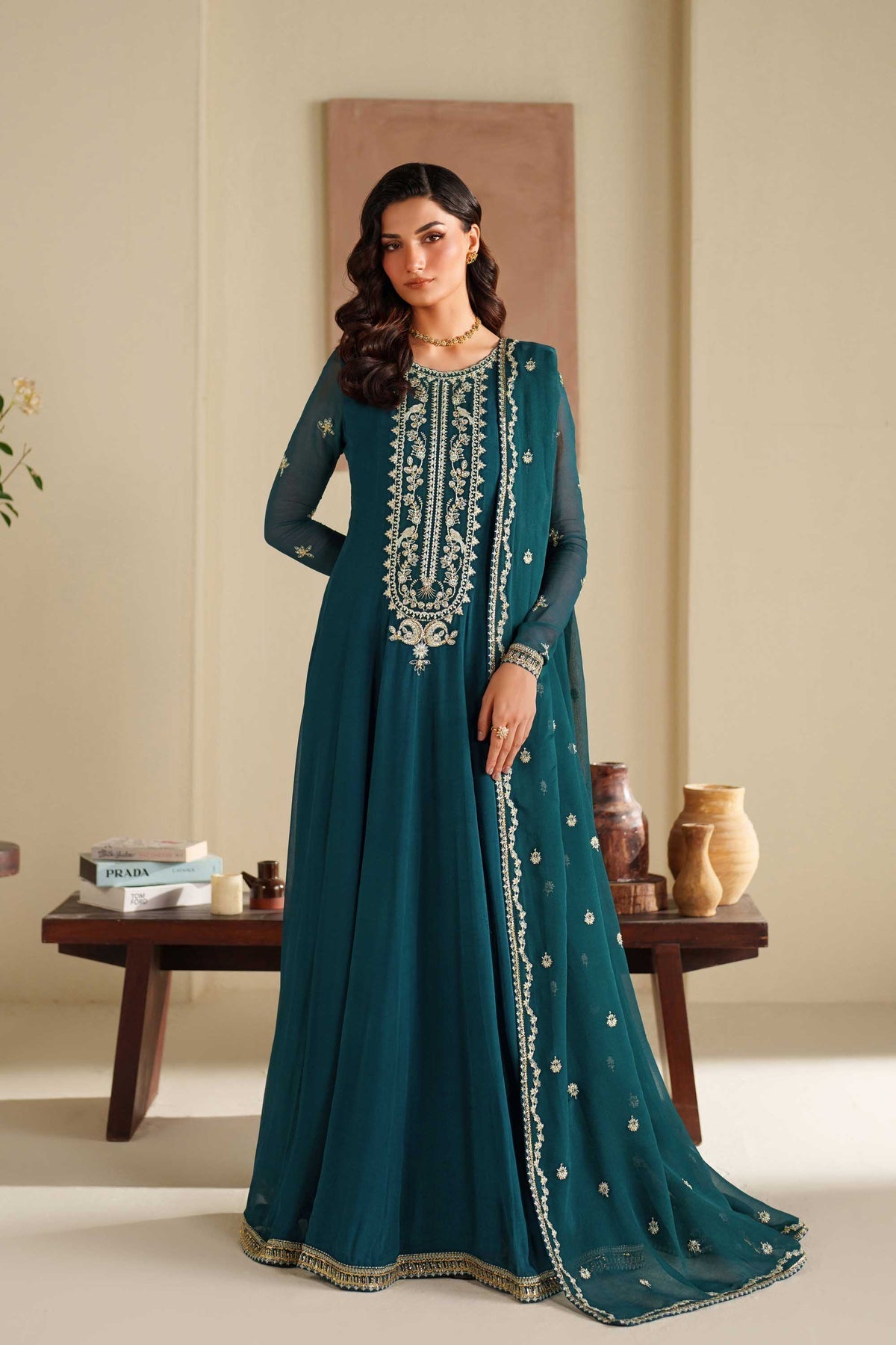 Akbar Aslam | Formal Pret | Nazni - Formal Dress - available at Maria Faisal in UK and USA.