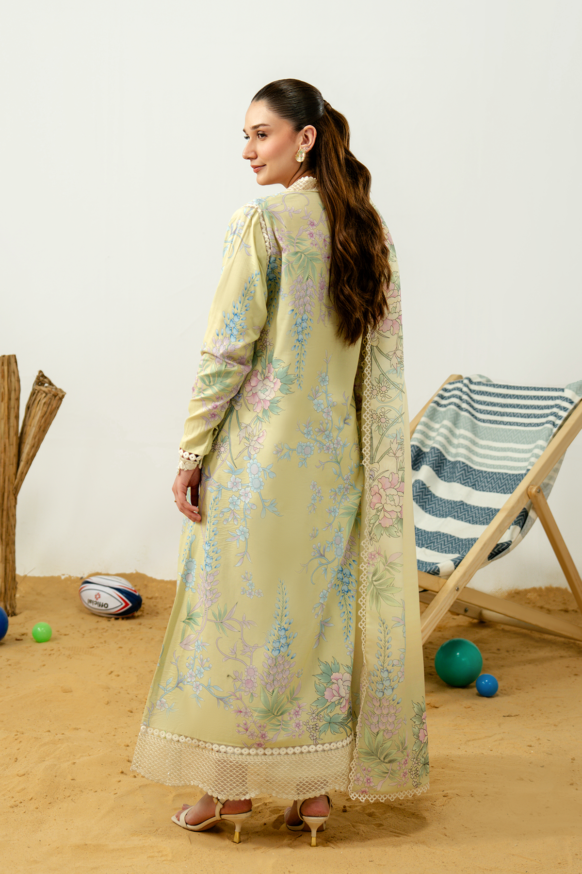 Zarposh | Sundaze Luxe Pret | MISTRAL - Luxury Dress - available at Maria Faisal in UK and USA.