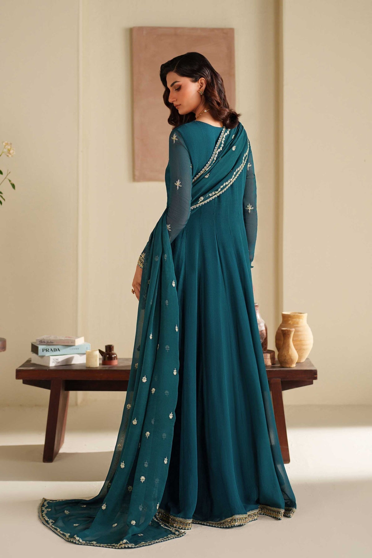 Akbar Aslam | Formal Pret | Nazni - Formal Dress - available at Maria Faisal in UK and USA.
