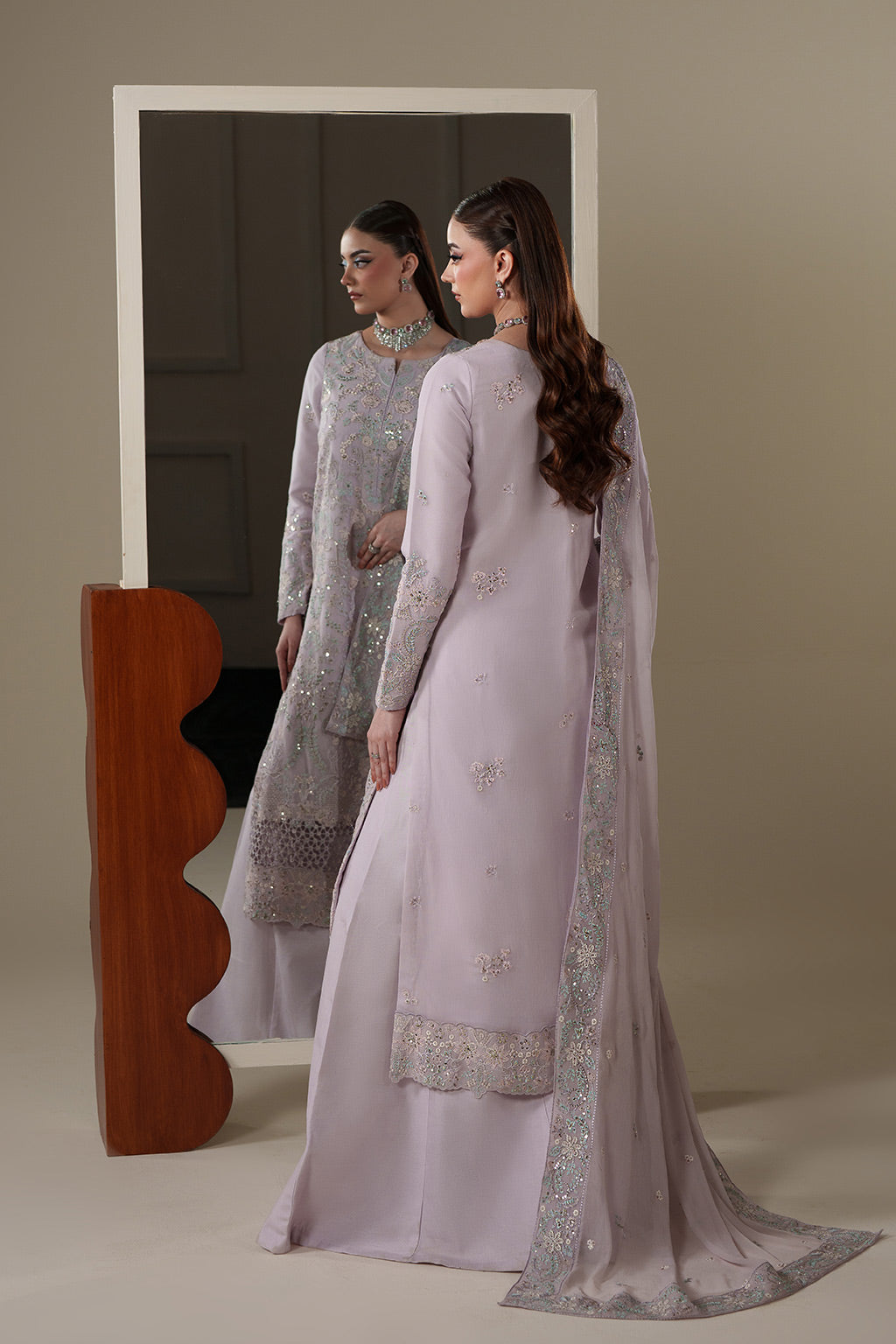 Emaan Adeel | Nouvelle Luxury Chiffon |MIRA - Formal Dress - available at Maria Faisal in UK and USA.