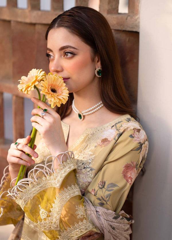 Myeesha | Lamhay Luxury Lawn 25 | Zarnish by Maria Faisal - Registered Vendor of : Myeesha - type : Ladies Clothes - 100% original wedding dresses