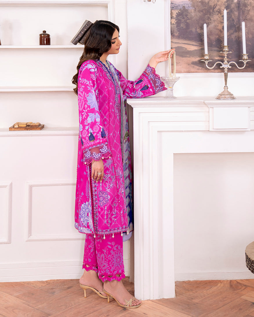 Roheenaz | Aezel Embroidered Cambric | Novah - Ladies Clothes - Maria Faisal