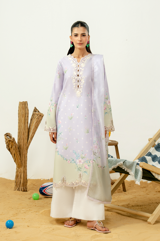 Zarposh | Sundaze Luxe Pret | AMALFI - Luxury Dress - available at Maria Faisal in UK and USA.