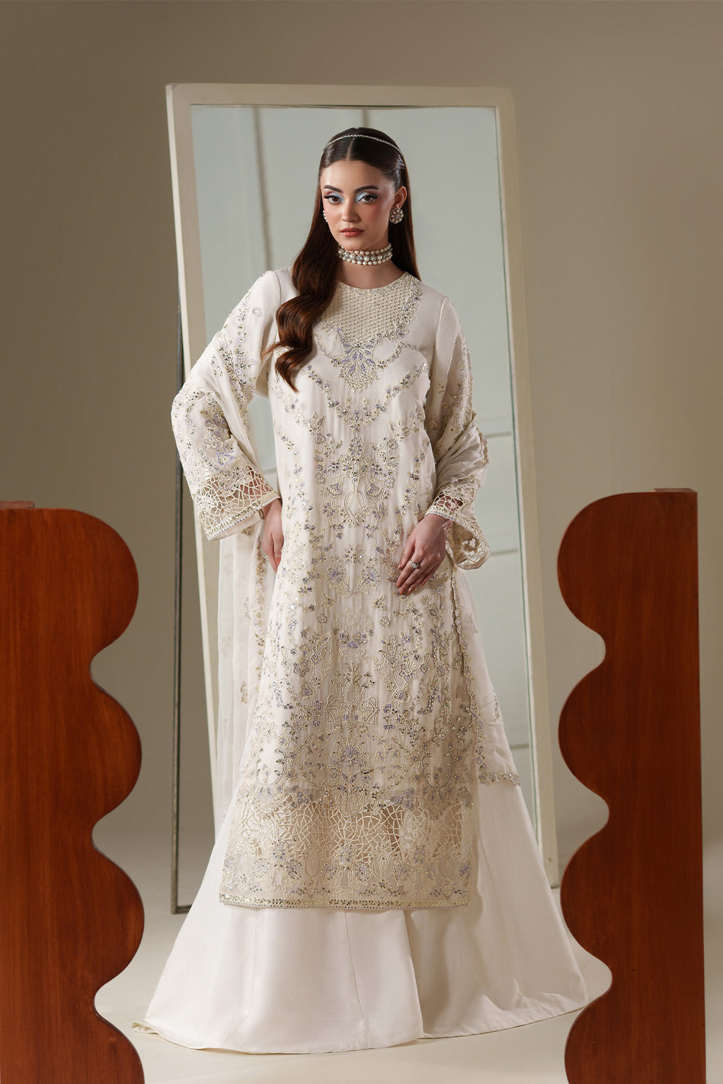Emaan Adeel | Nouvelle Luxury Chiffon |ELOSIE - Formal Dress - available at Maria Faisal in UK and USA.