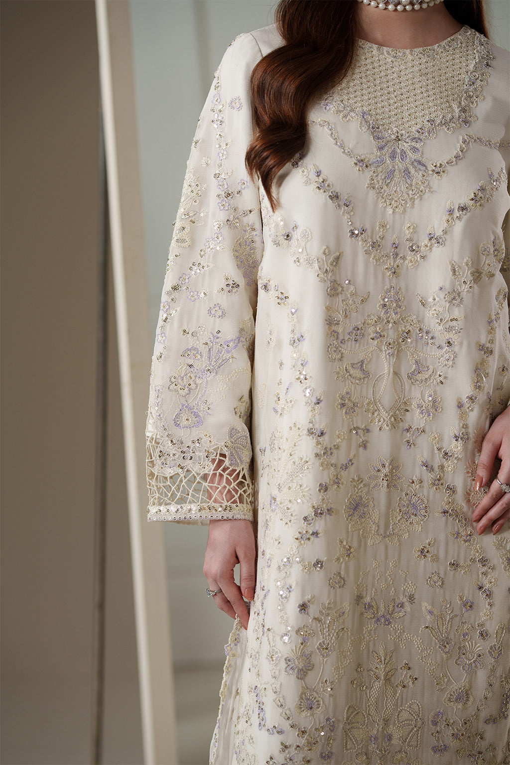 Emaan Adeel | Nouvelle Luxury Chiffon |ELOSIE - Formal Dress - available at Maria Faisal in UK and USA.