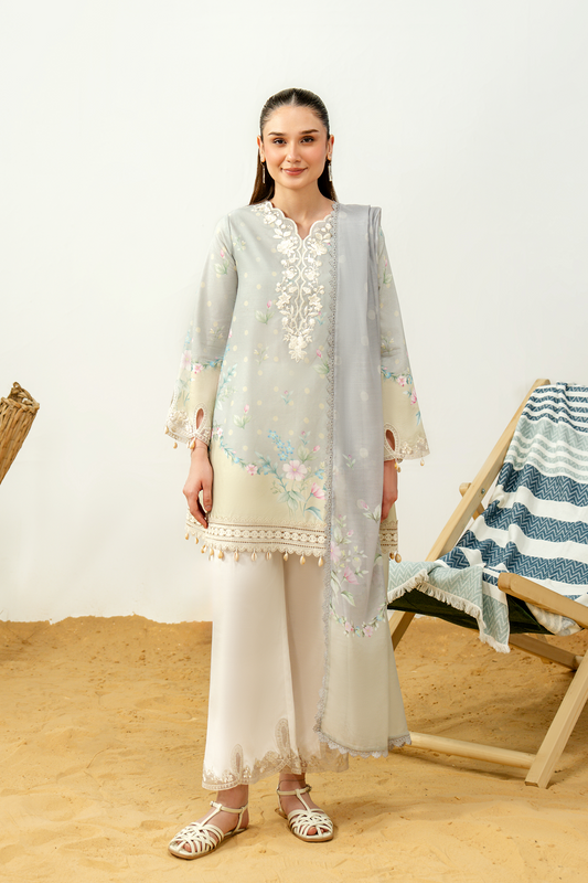 Zarposh | Sundaze Luxe Pret | Nivara - Luxury Dress - available at Maria Faisal in UK and USA.