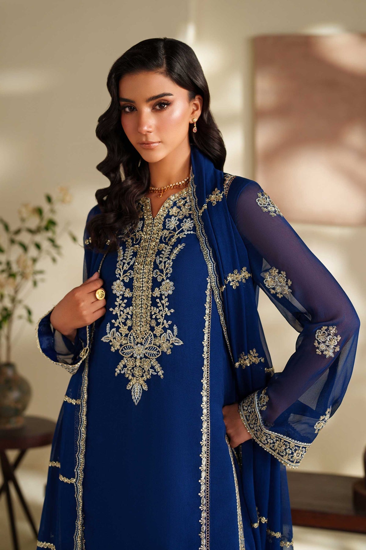 Akbar Aslam | Formal Pret | Sahar - Formal Dress - available at Maria Faisal in UK and USA.
