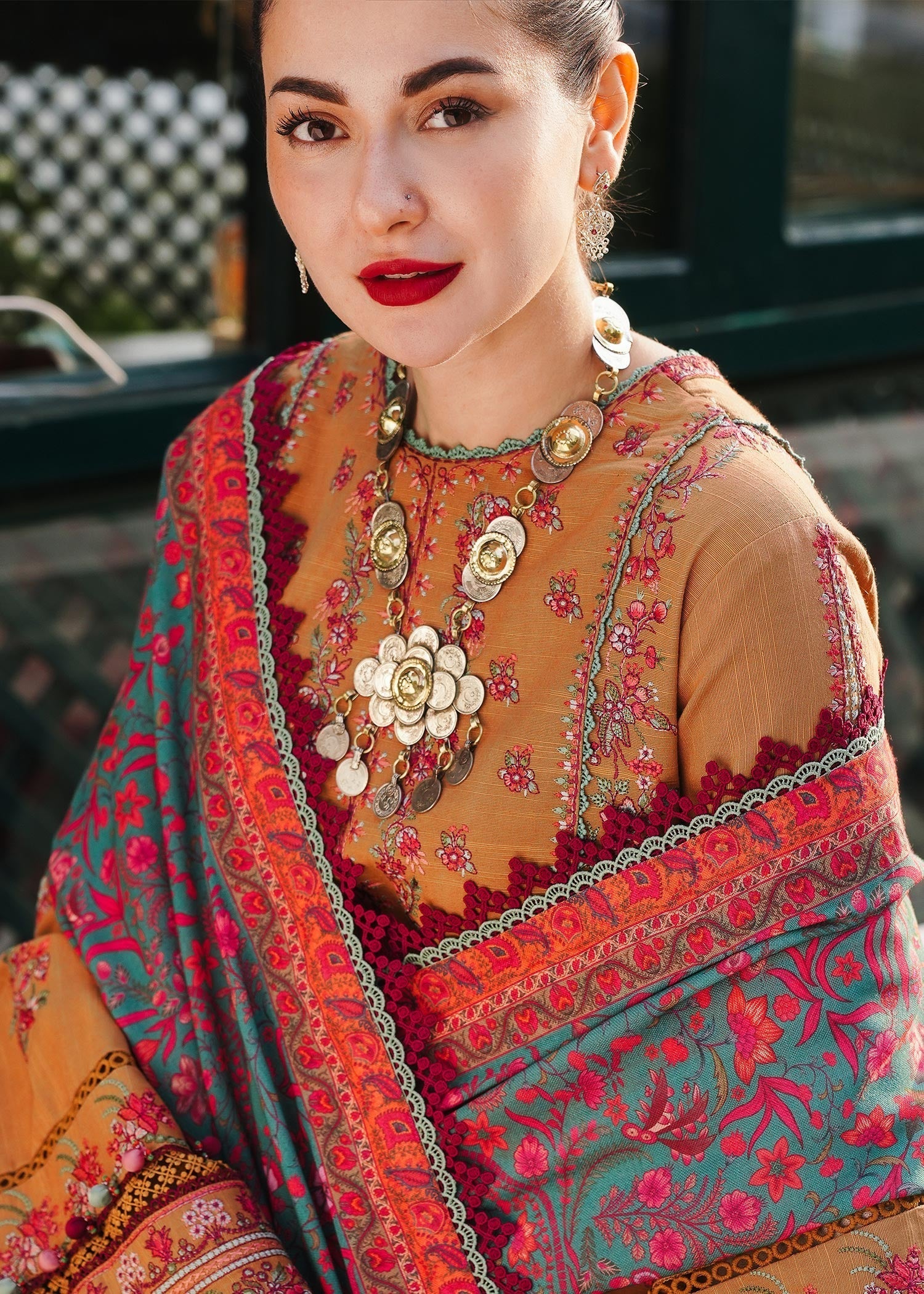 Hussain Rehar | Winter Shawl 24 | Horain - Ladies Clothes - Maria Faisal