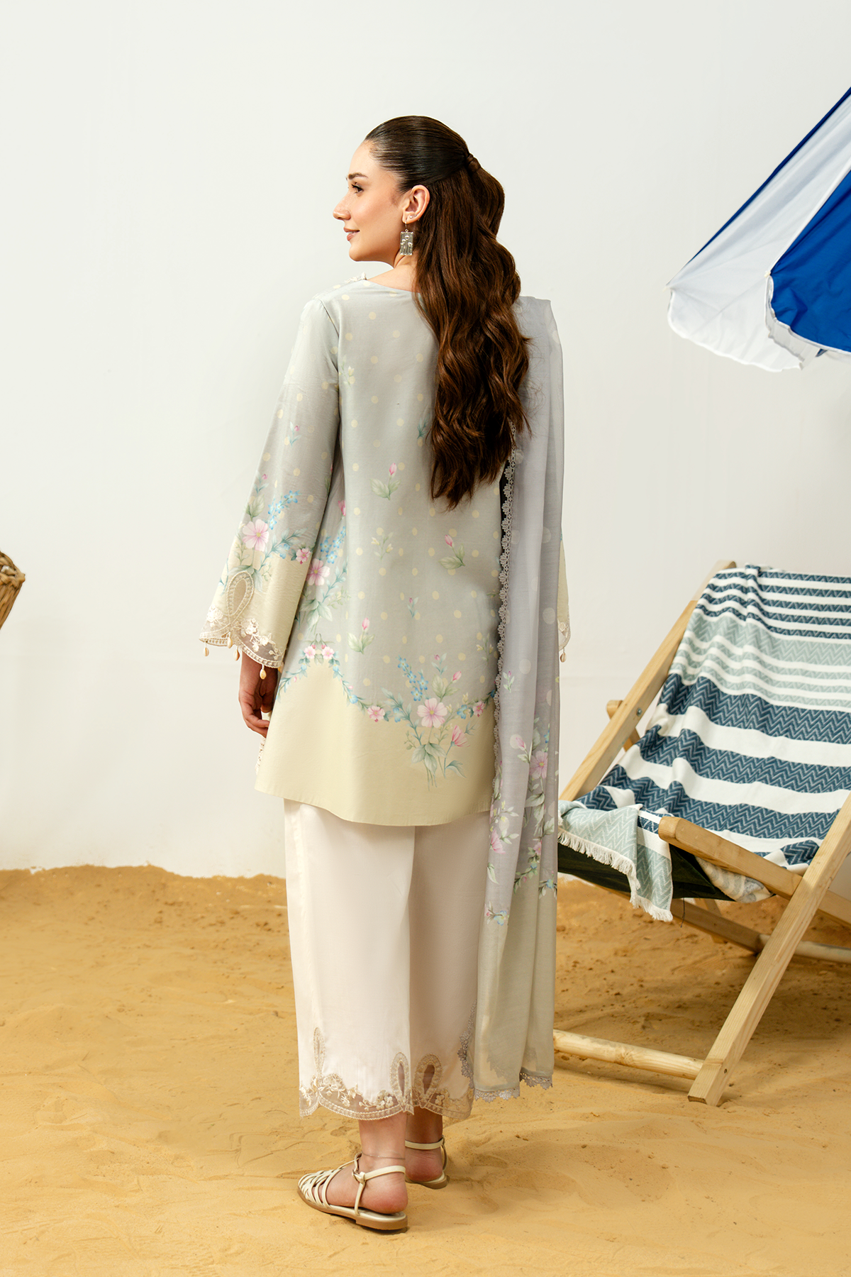 Zarposh | Sundaze Luxe Pret | Nivara - Luxury Dress - available at Maria Faisal in UK and USA.