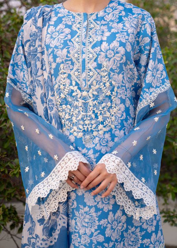 Myeesha | Lamhay Luxury Lawn 25 | Zarposh by Maria Faisal - Registered Vendor of : Myeesha - type : Ladies Clothes - 100% original wedding dresses