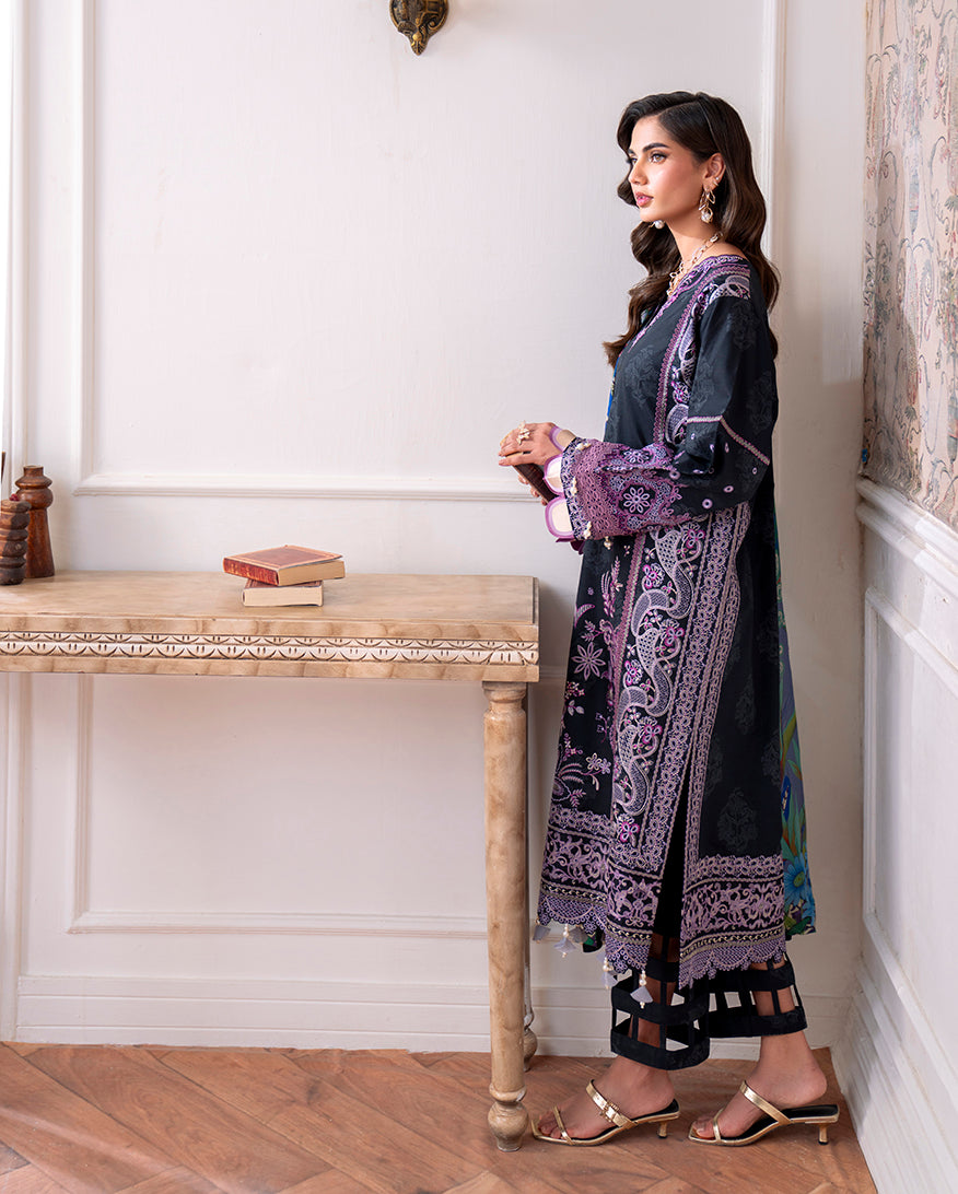 Roheenaz | Aezel Embroidered Cambric | Emera - Ladies Clothes - Maria Faisal