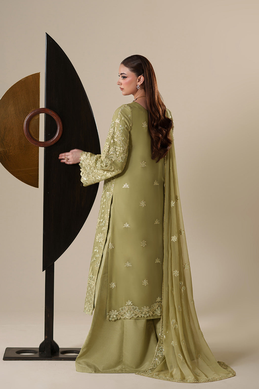 Emaan Adeel | Nouvelle Luxury Chiffon | NOLA - Formal Dress - available at Maria Faisal in UK and USA.